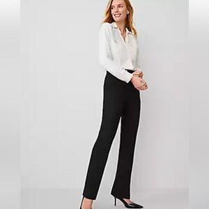 Ann Taylor Pants Side-Zip Straight Pant